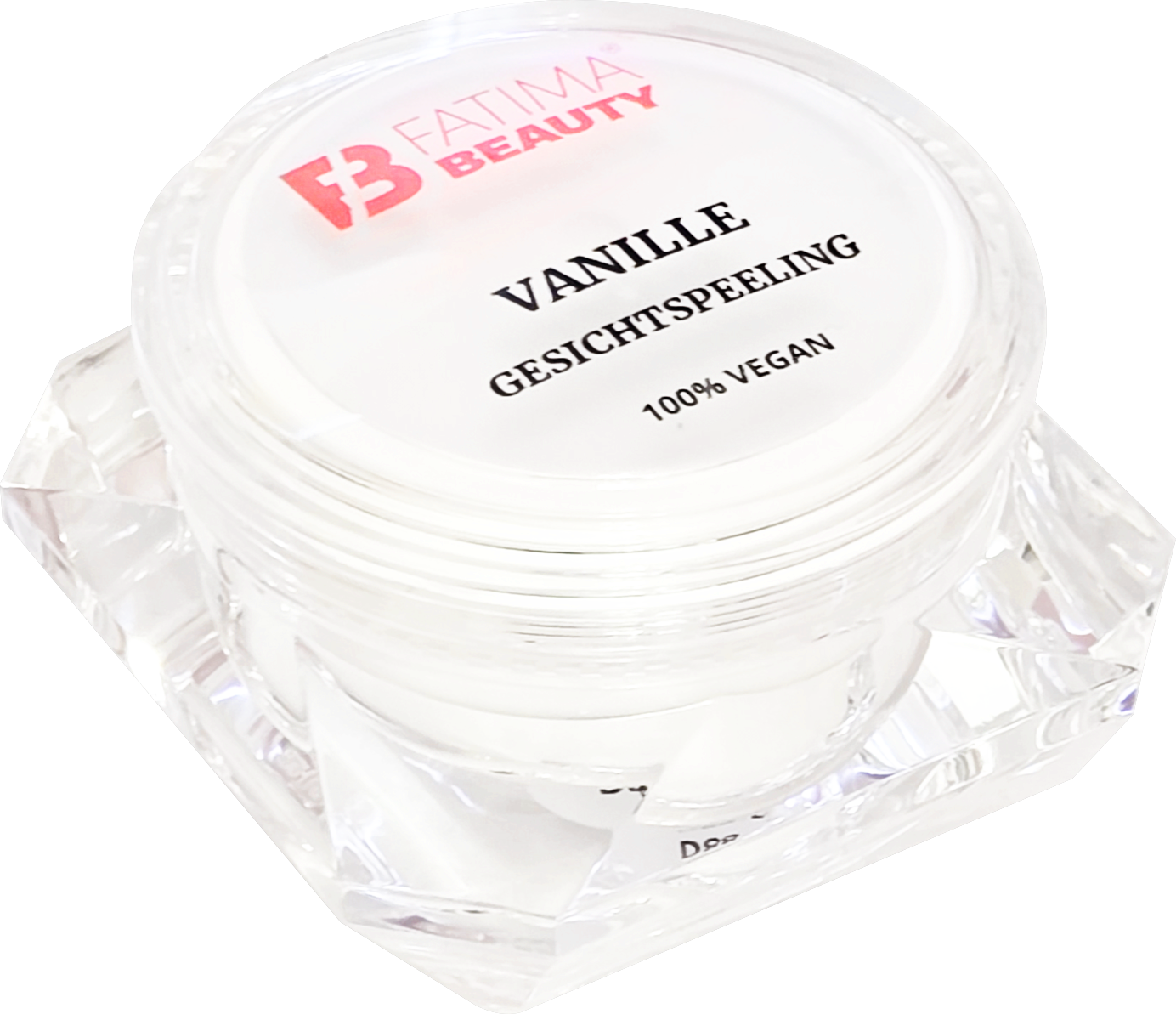 Fatima Beauty Gesichtspeeling Vanille Diamanttiegel
